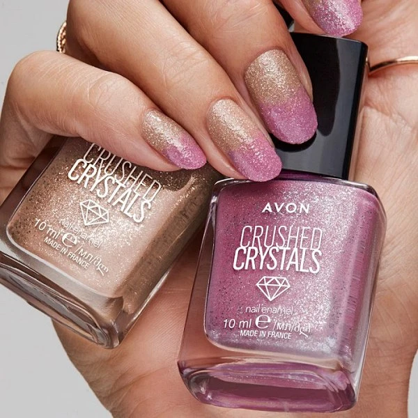 Avon Crushed Crystals - lakier do paznokcie z efektem mikrokryształków