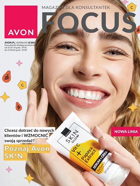 Magazyn Avon focus 8/2025 na sierpień