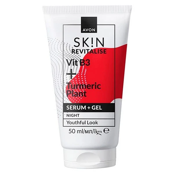 Serum i żel na noc 2 w 1 - Avon SK!N