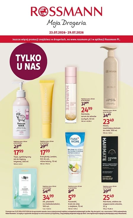 Gazetka Rossmann od 23 lipca 2026 roku